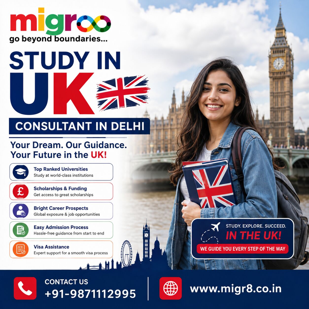 Study In Uk Consultant In Delhi