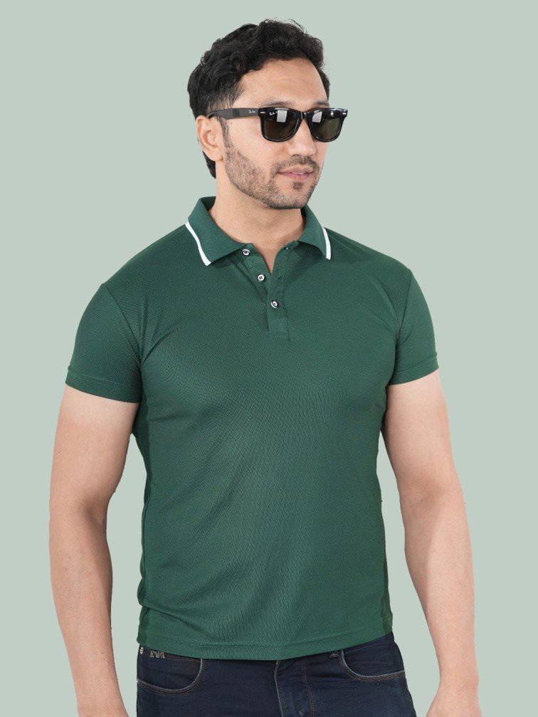 F-route Mens Solid Polo t-shirt with 7-Day Easy Returns