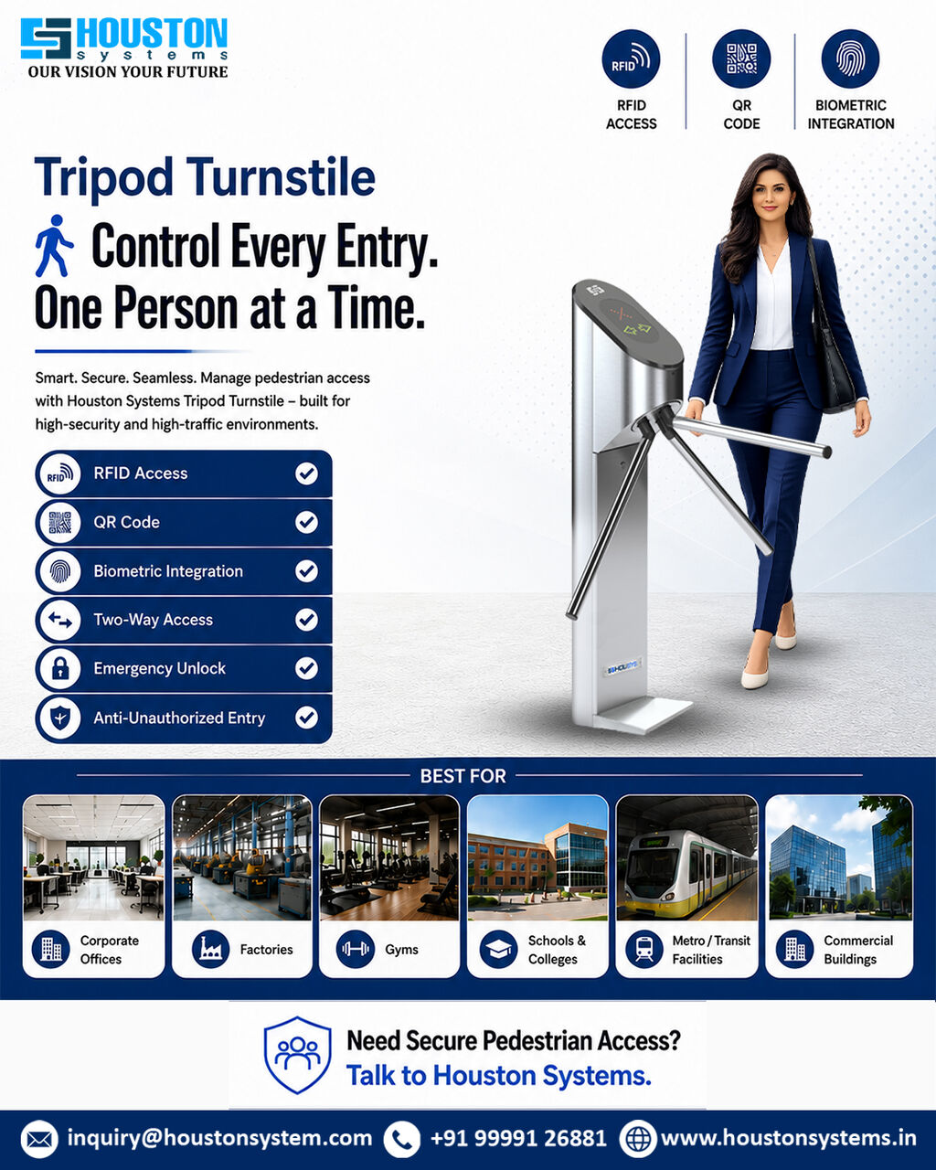 INR 85000,  PREMIUM TRIPOD TURNSTILE MANUFACTURER & SUPPLIER photo 1