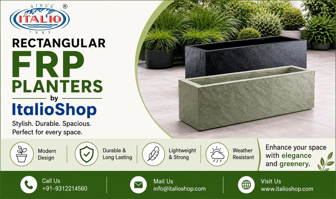 Why Are Rectangular FRP Planters From ItalioShop A Smart Choice? photo 1