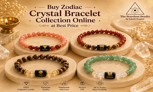 INR 991,  Buy Zodiac Crystal Bracelet Collection Online At Best Price | The Stardust Studio