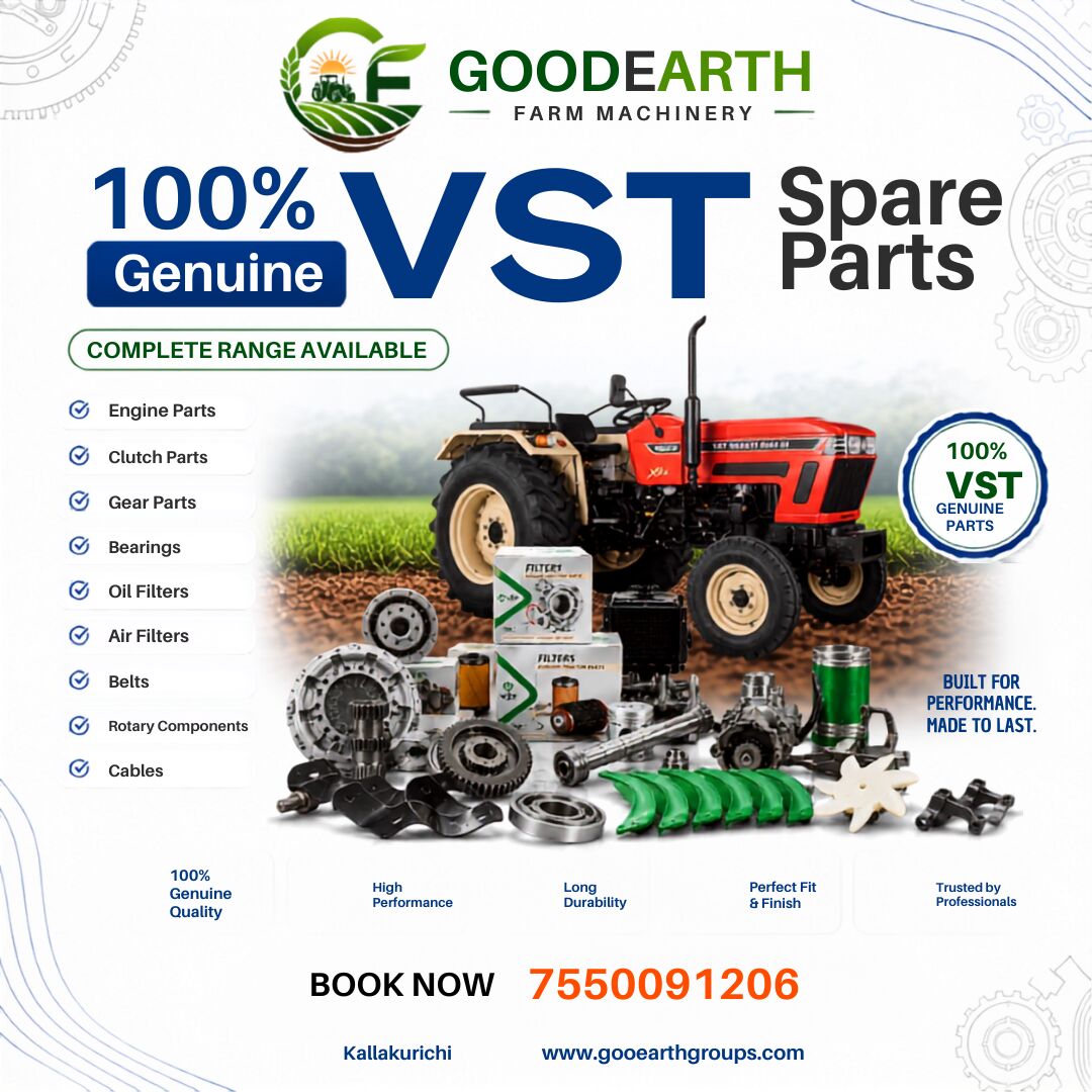 VST Genuine Spare Parts Dealer In Kallakurichi  Original Tractor Parts