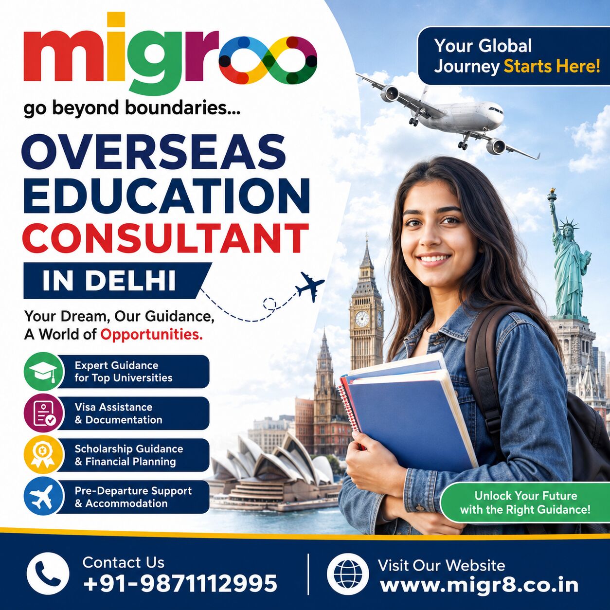 Overseas Education Consultant In Delhi photo 1