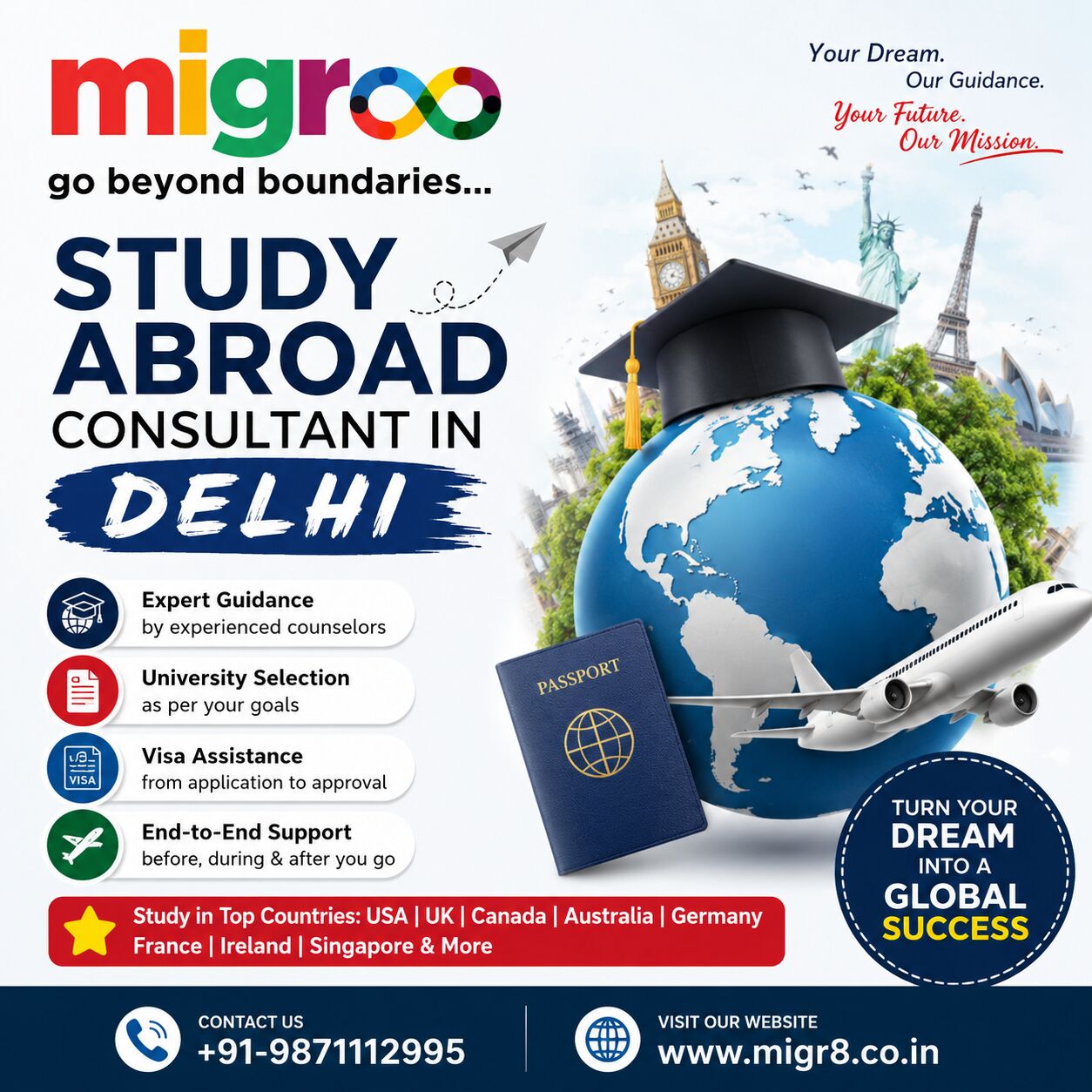 Study Abroad Consultant In Delhi photo 1