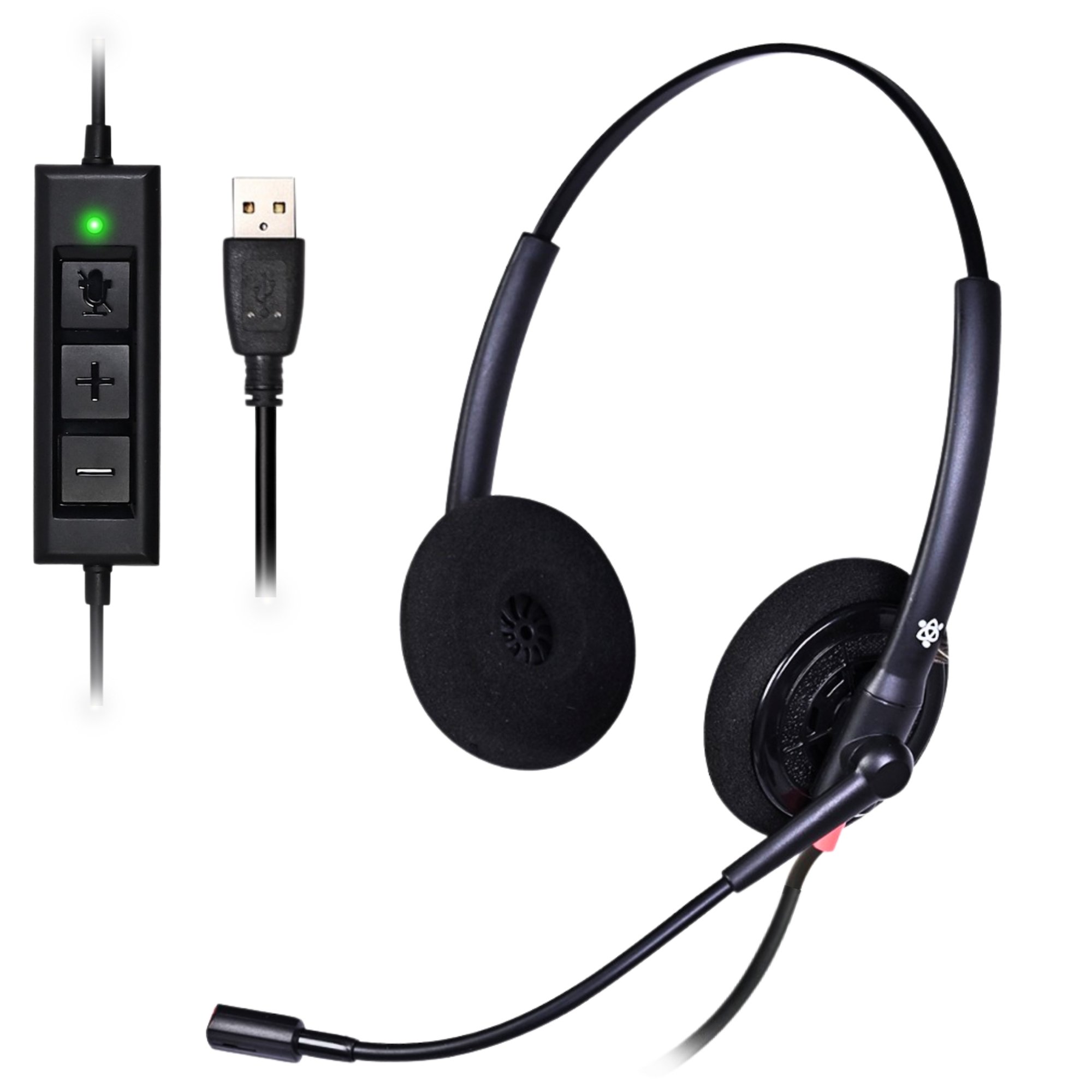Metaind MT500 USB Headset with ANC Mic for Office Use