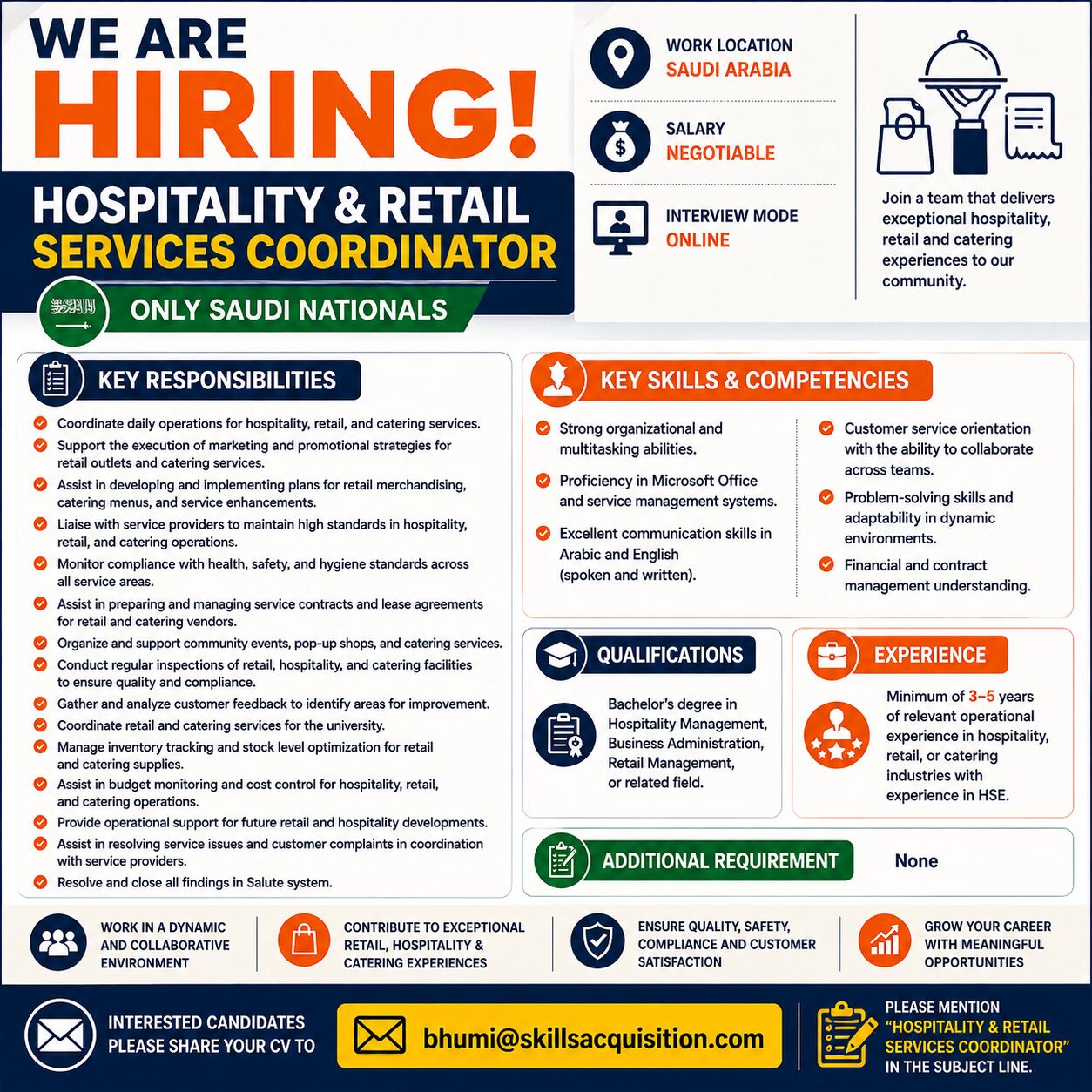 Hospitality & Retail Services Coordinator photo 1