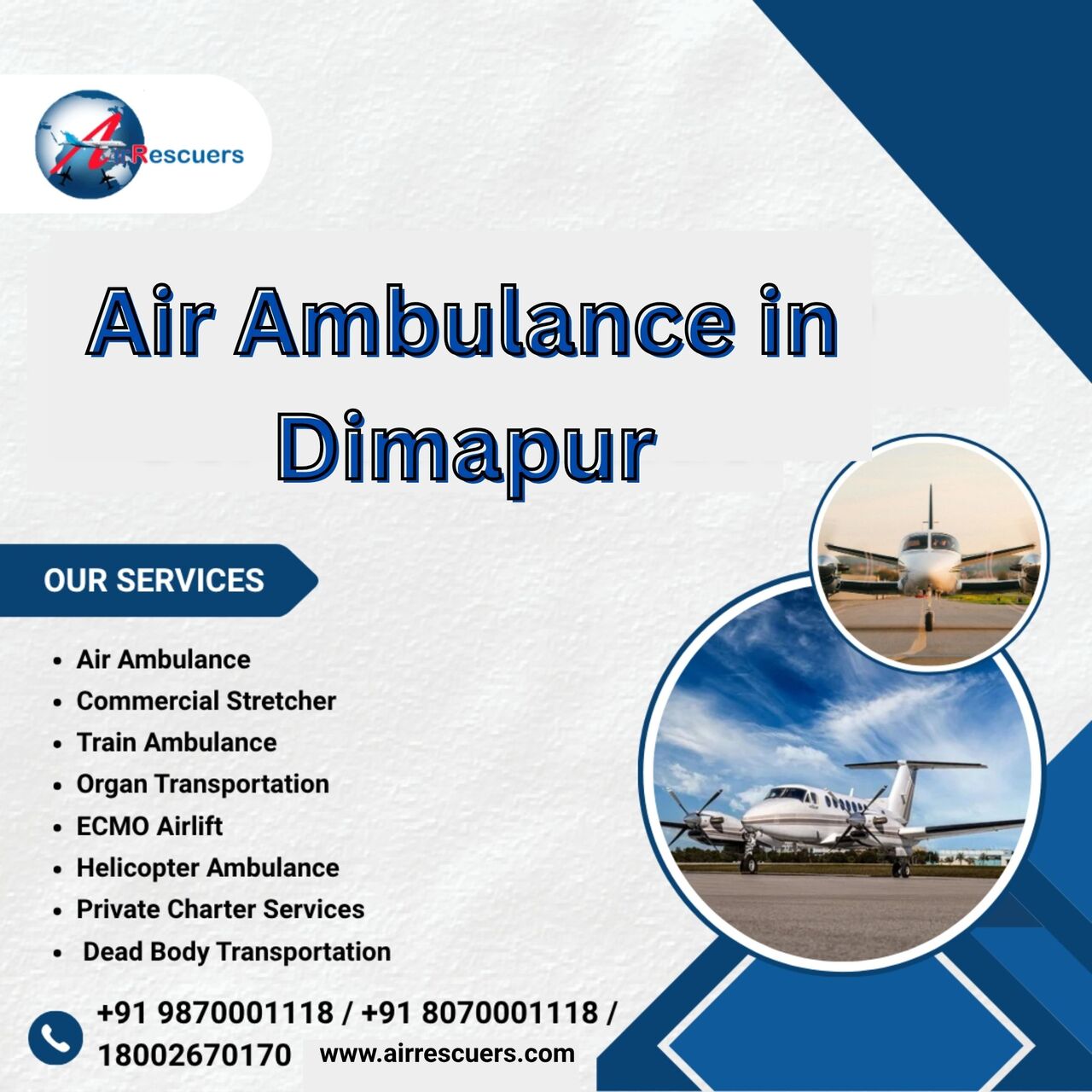 Air Ambulance Services In Dimapur For Fast Medical Transportation photo 1