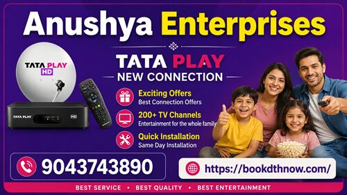INR 3600,  Tata Play New Connection In Nagapattinam | Anushya Enterprises photo 1