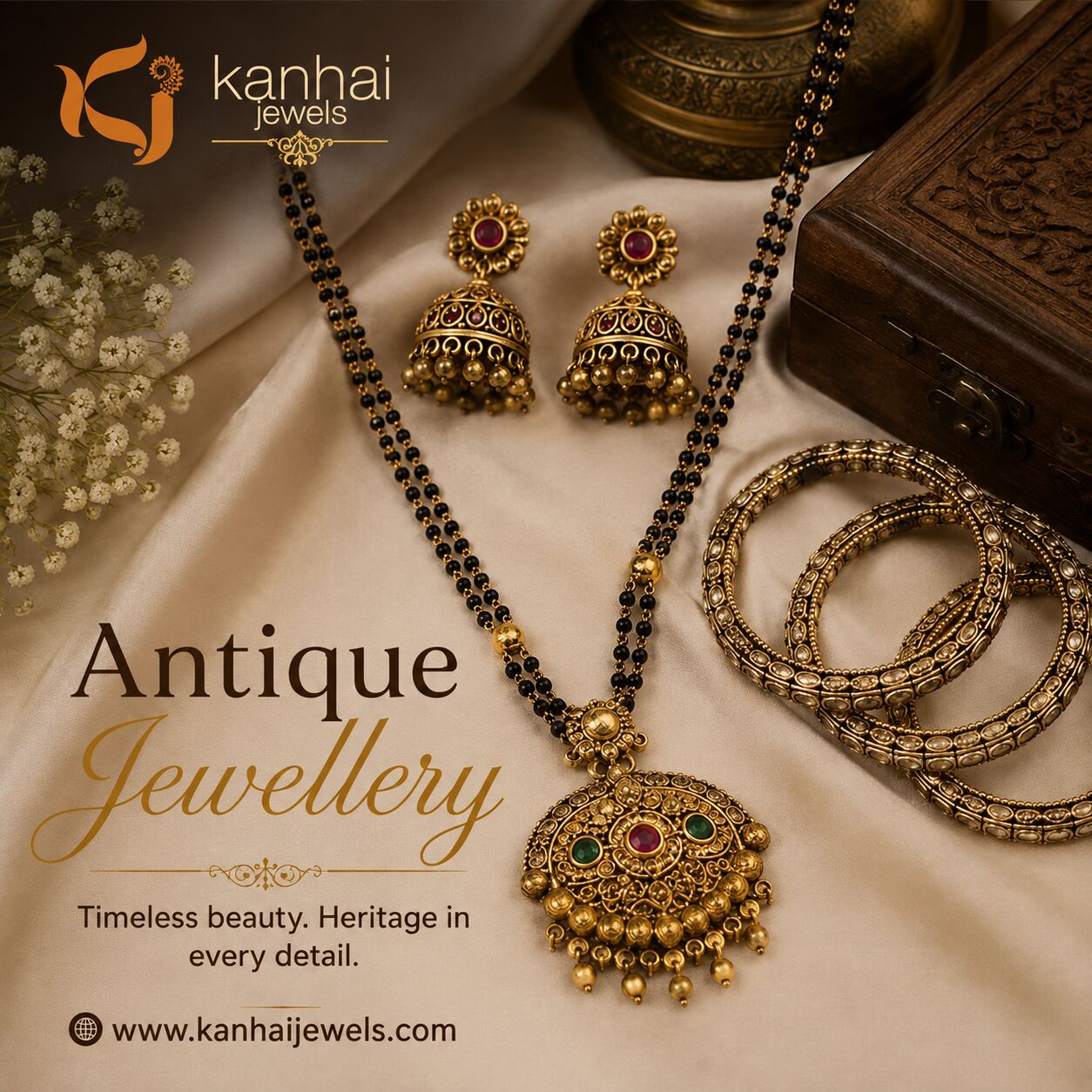 Antique Jewelry Collection – Timeless Vintage Designs By Kanhai Jewelry