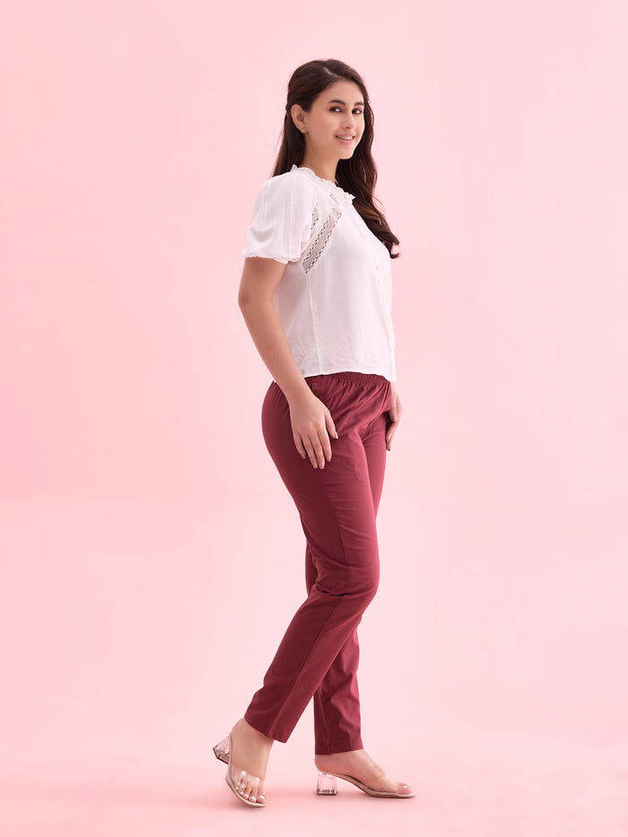 INR 899,  Women Casual Pants For Effortless Style And Everyday Comfort | Go Colors