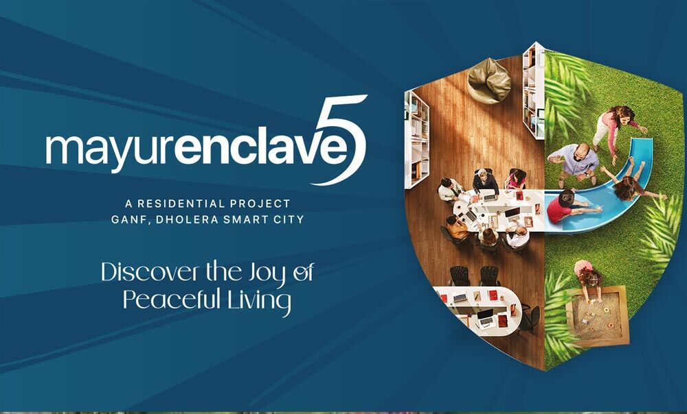 INR 1300000,  Mayur Enclave 5 Premium Residential Plots Ganf Dholera