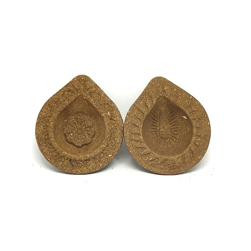 INR 72,  Buy Cow Dung Diya Online From ShopforCows For Pooja photo 1