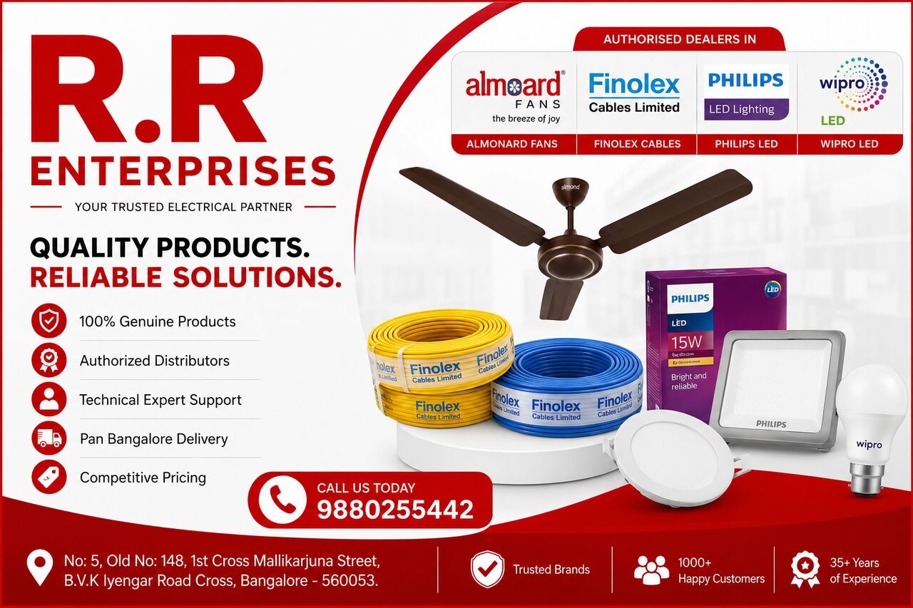 INR 4999,  Reliable Electrical Solutions In Bangalore | R.R Enterprises – Get In Touch photo 1