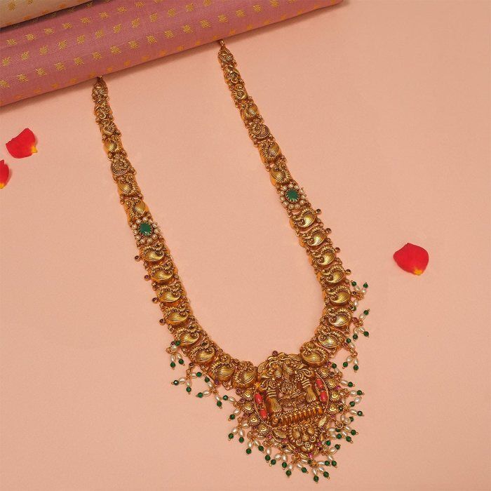 Exclusive Silver Long Haram Designs | Shop Padmam photo 1
