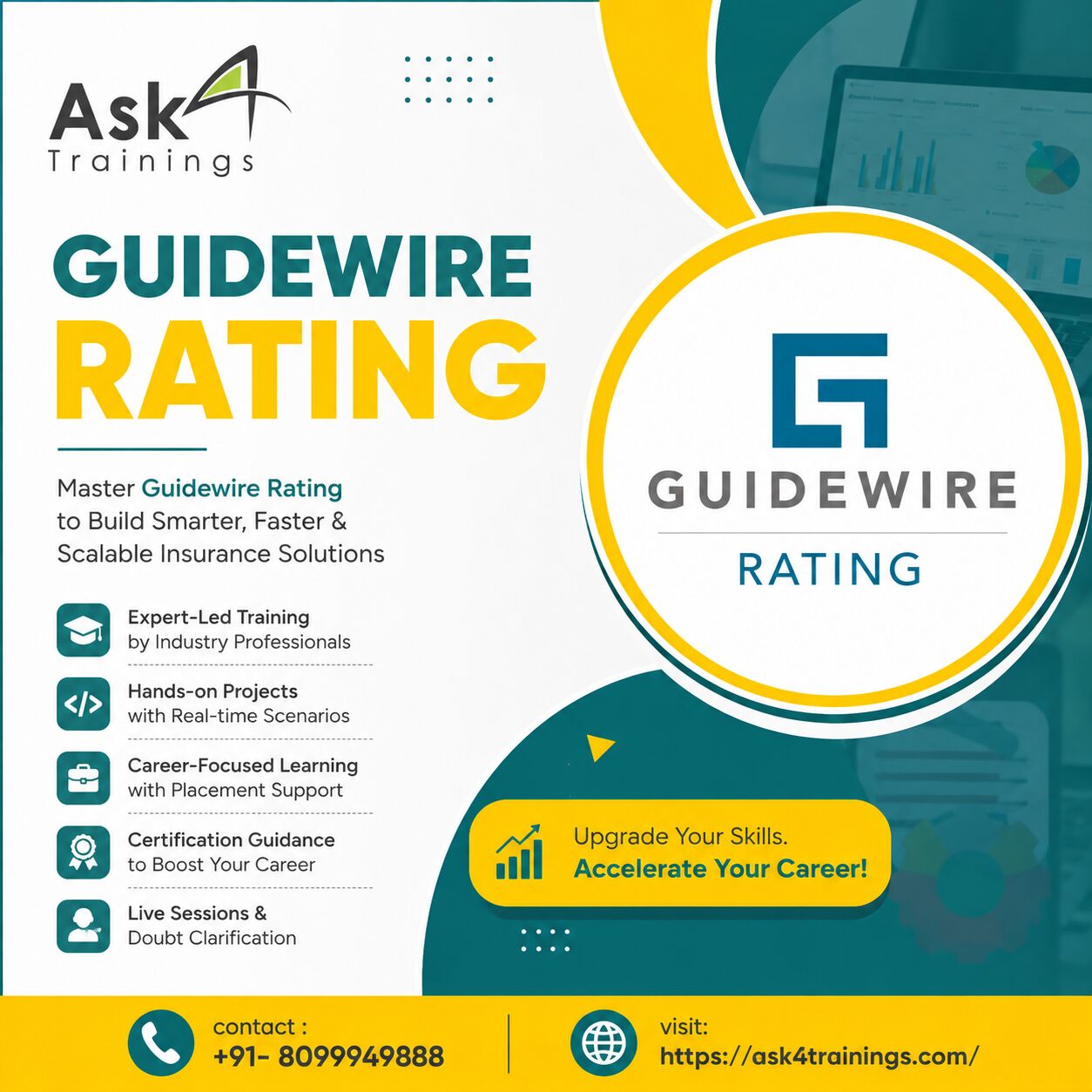 INR 25000,  Guidewire Rating Training Course With Projects photo 1
