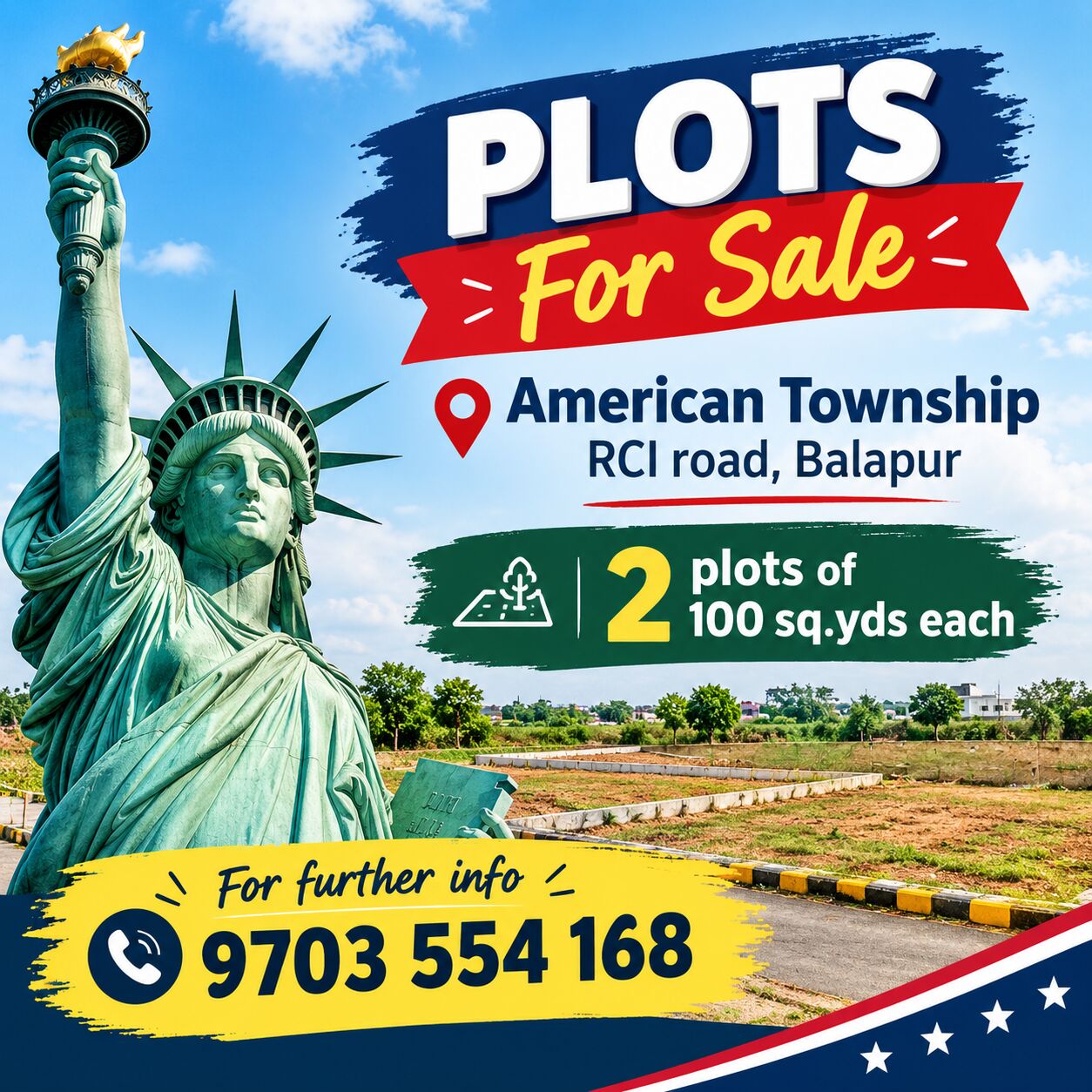 INR 2600000,  100 Sq. Yard,  Plot For Sale In American Township
