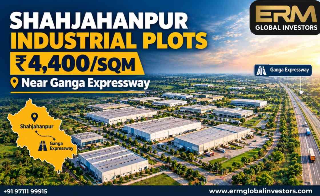 Shahjahanpur Industrial Plots | ₹4,400/Sqm Near Ganga Expressway photo 1