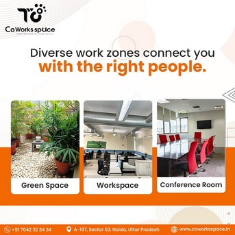 22000 Sq. Feet,  Boost Productivity With The Best Coworking Space In Noida