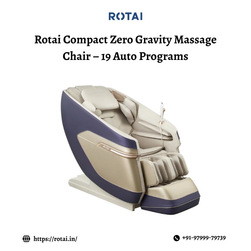 INR 129999,  Compact Zero Gravity Massage Chair – 19 Auto Programs photo 1
