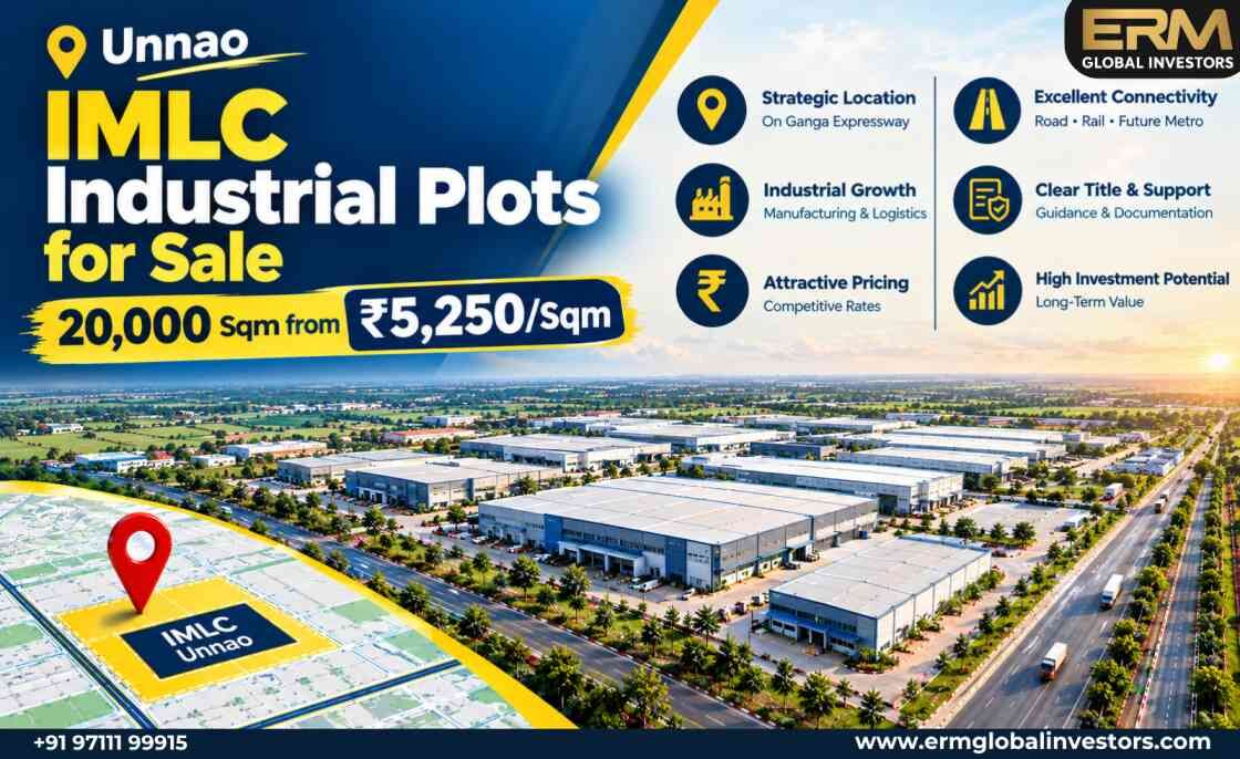 Unnao IMLC Industrial Plots For Sale | 20,000 Sqm From ₹5,250/Sqm