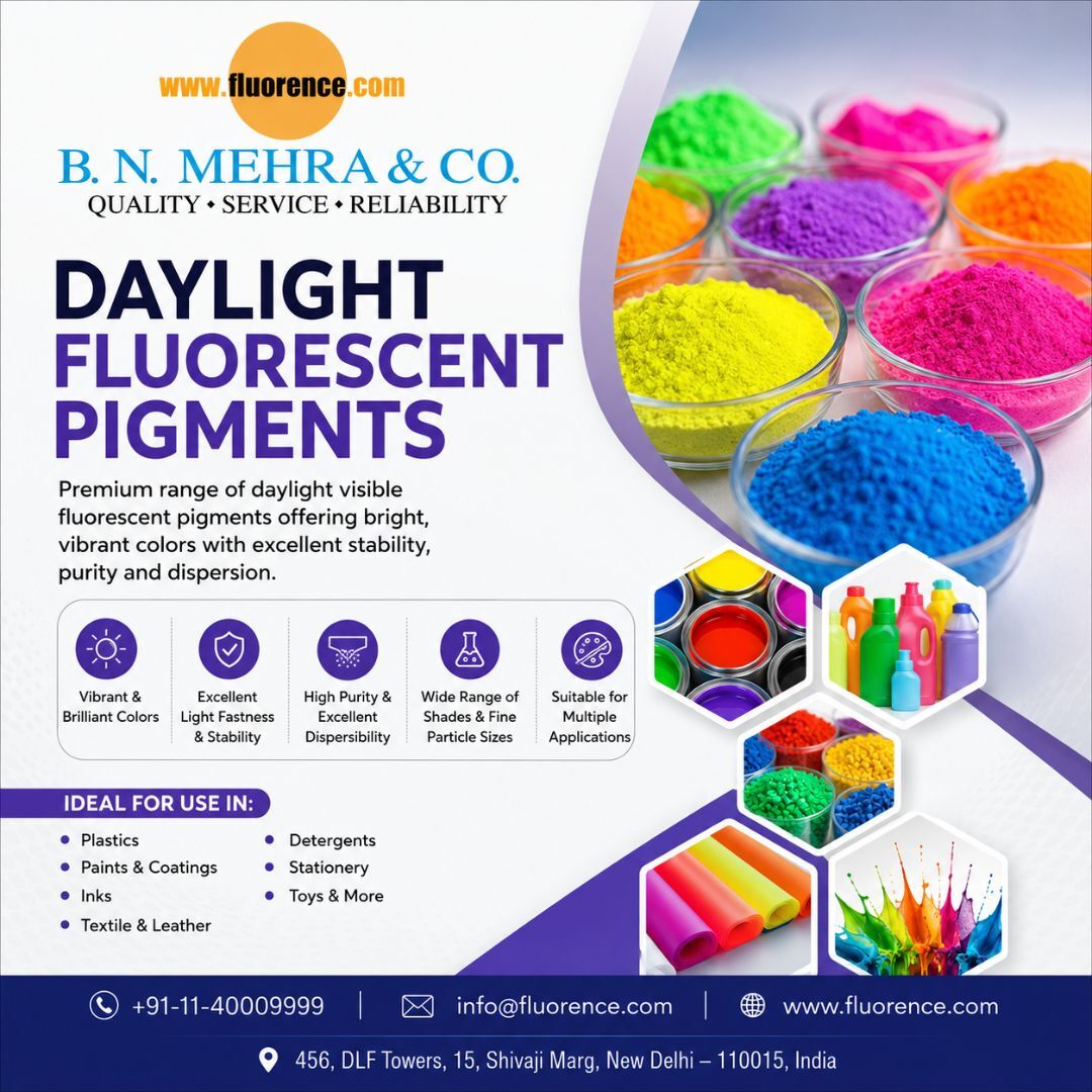 Daylight Fluorescent Pigments Supplier In India | Fluorence photo 1