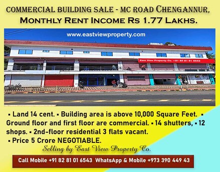 Investment Property Sale - Commercial Building For Sale In  Chengannur, Kerala photo 1