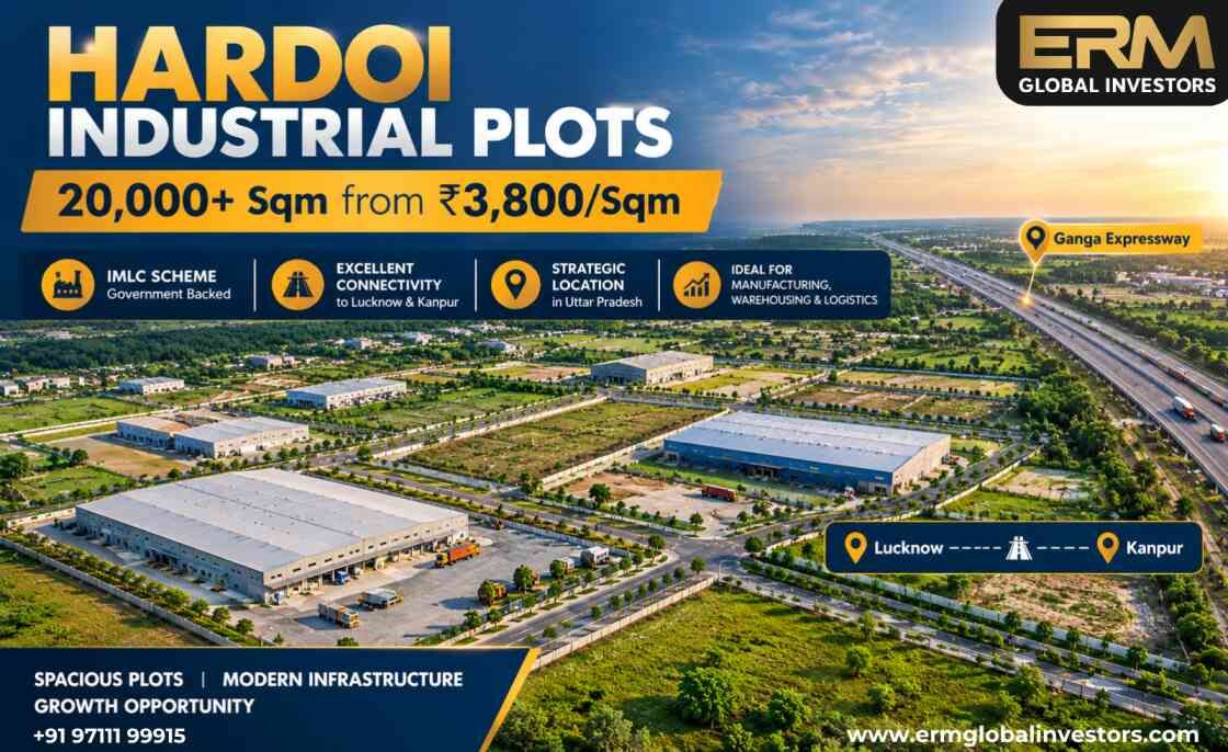 Hardoi Industrial Plots | 20,000+ Sqm From ₹3,800/Sqm photo 1