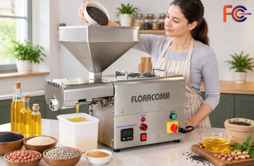 Oil Extraction Machine for Home | Flora Oil Machine
