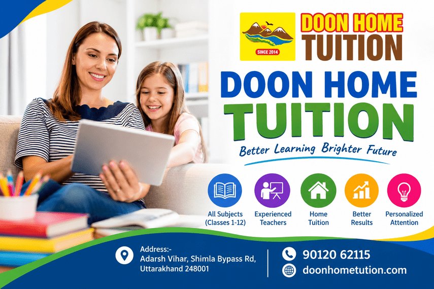 Build Stronger Academic Confidence With Home Tuition in Dehradun photo 1