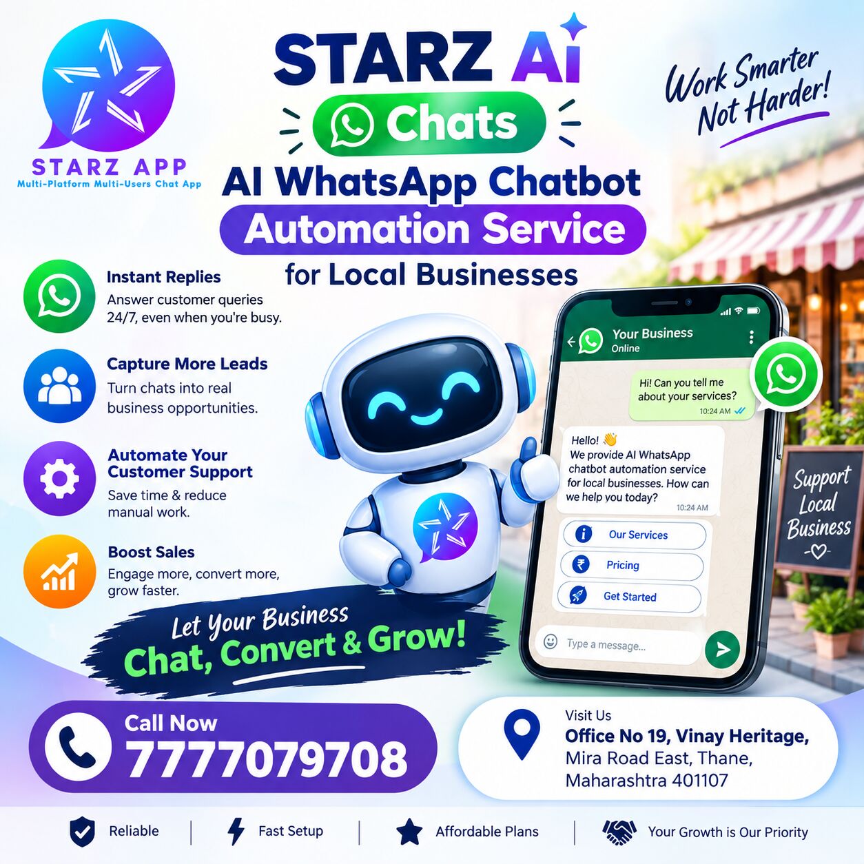 INR 20,  STARZ Ai Chats – AI WhatsApp Automation Service photo 1