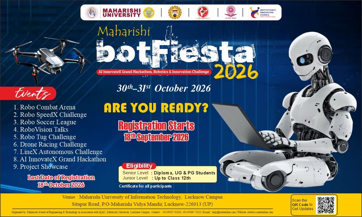 Maharishi BotFiesta 2026 – Register Now photo 1