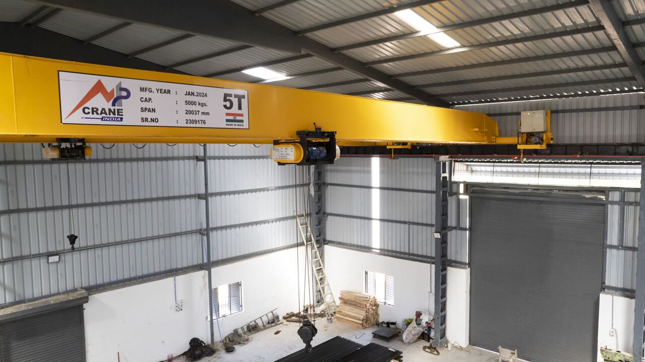 SINGLE GIRDER EOT CRANE MANUFACTURER – AHMEDABAD photo 1