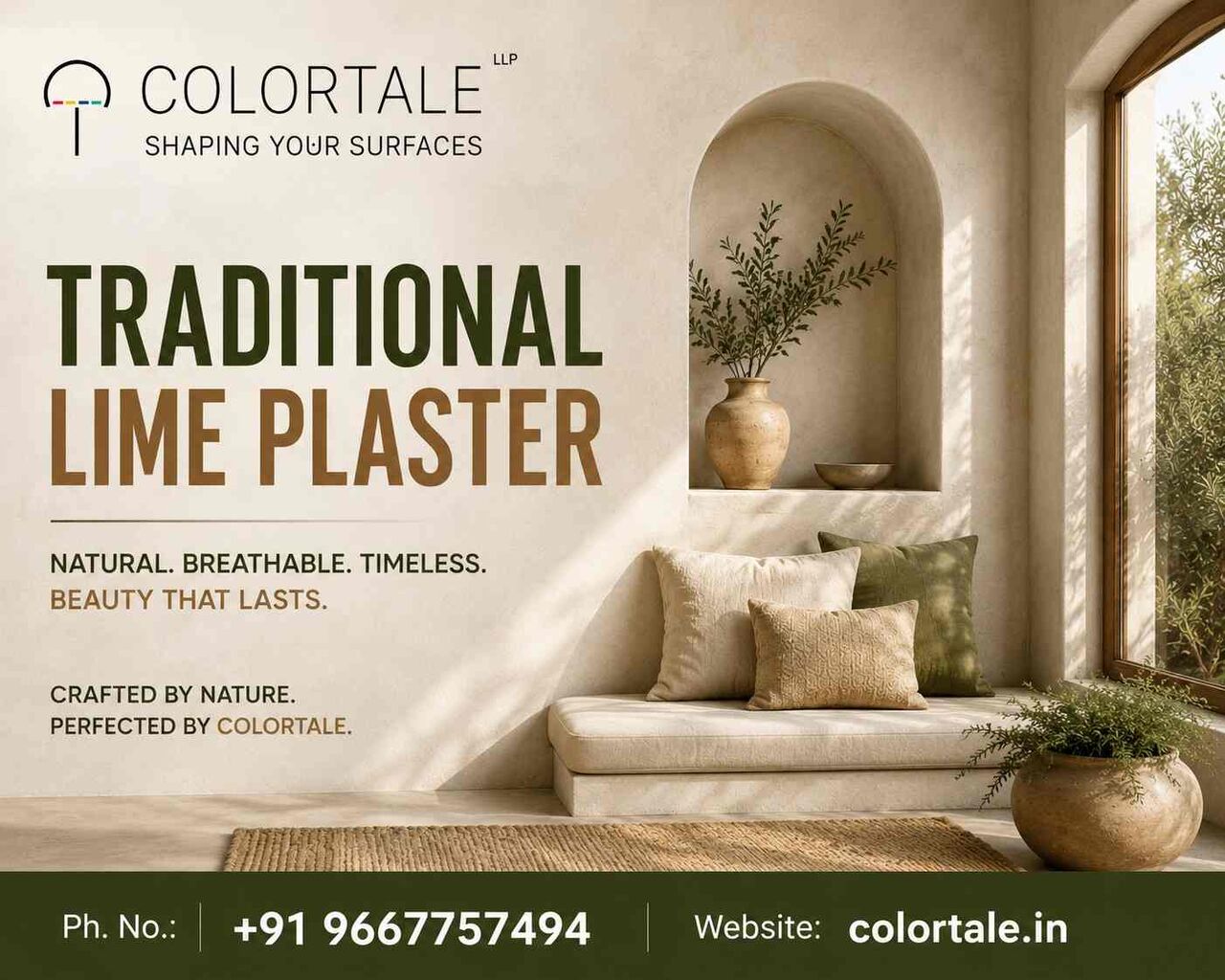 Traditional Lime Plaster - Colortale