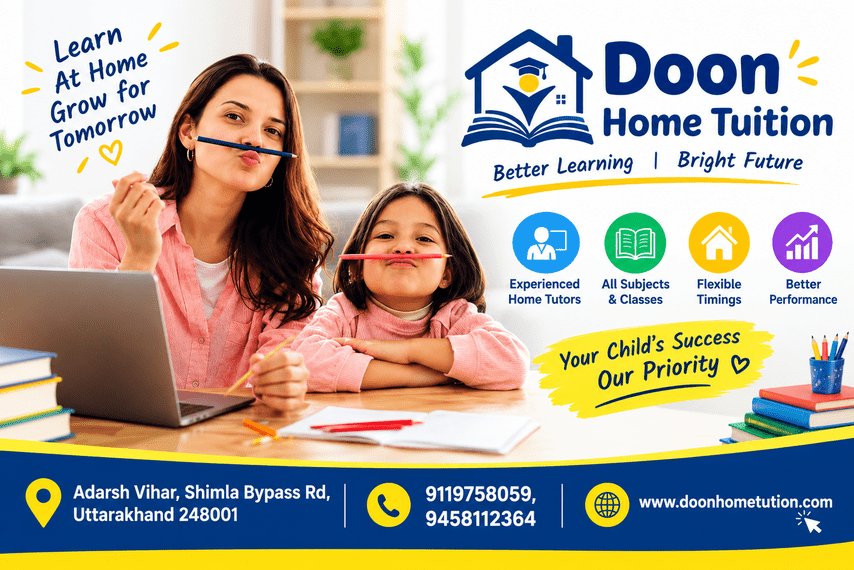 Better Academic Support Starts With the Right Home Tutor in Dehradun photo 1