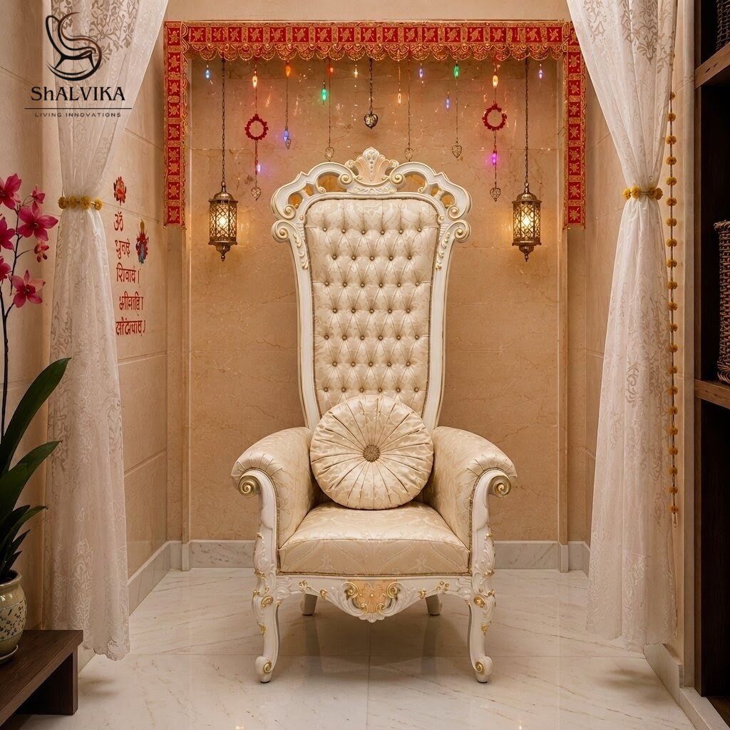 INR 35000,  Buy A Beautiful Handcrafted Guruji Chair Online photo 1