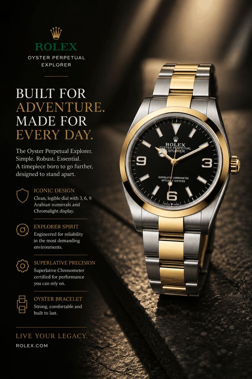 INR 775500,  Rolex Explorer Vs Rolex Submariner: Key Differences