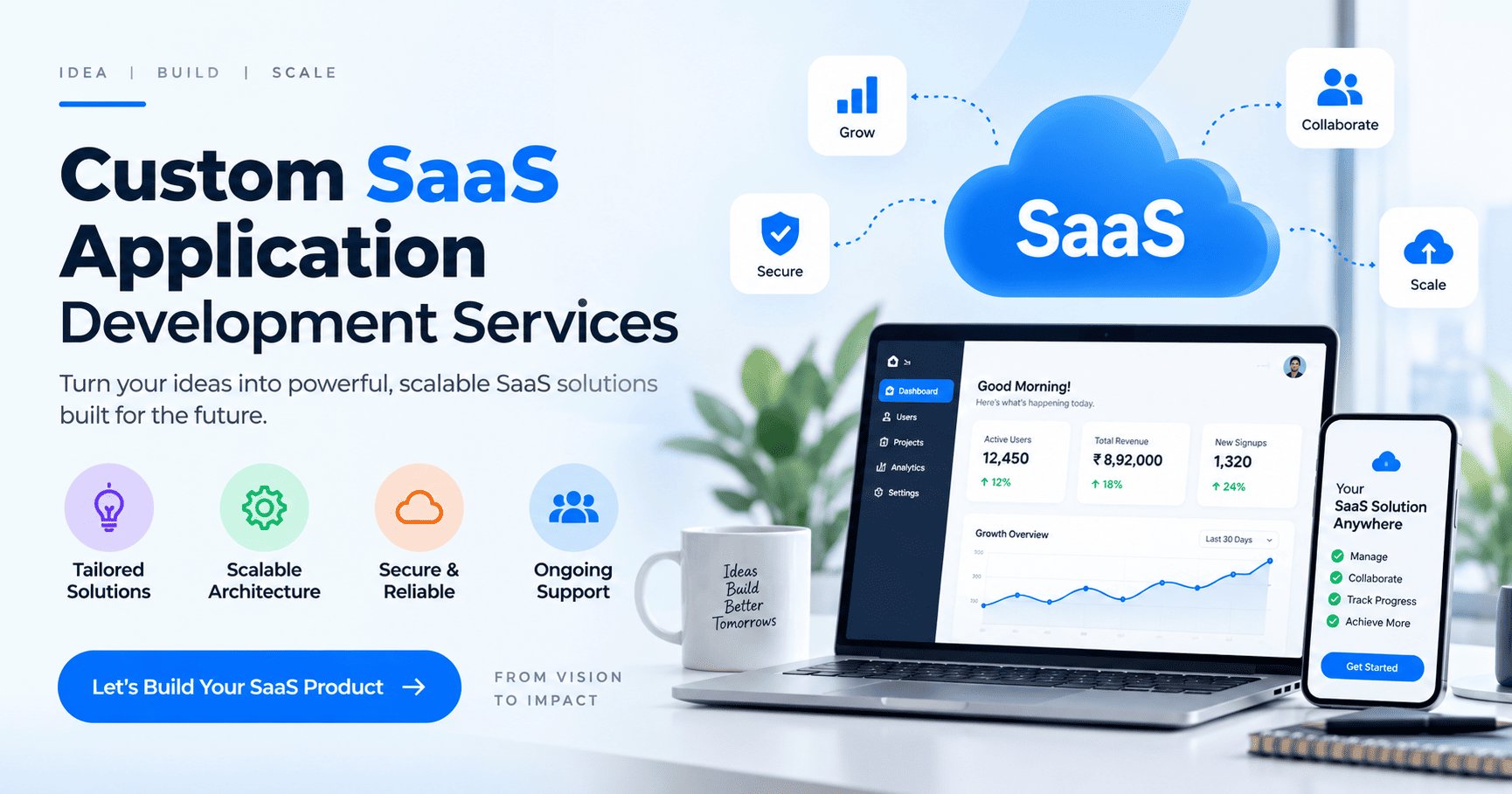 Custom SaaS Application Development Services | GAP3 photo 1