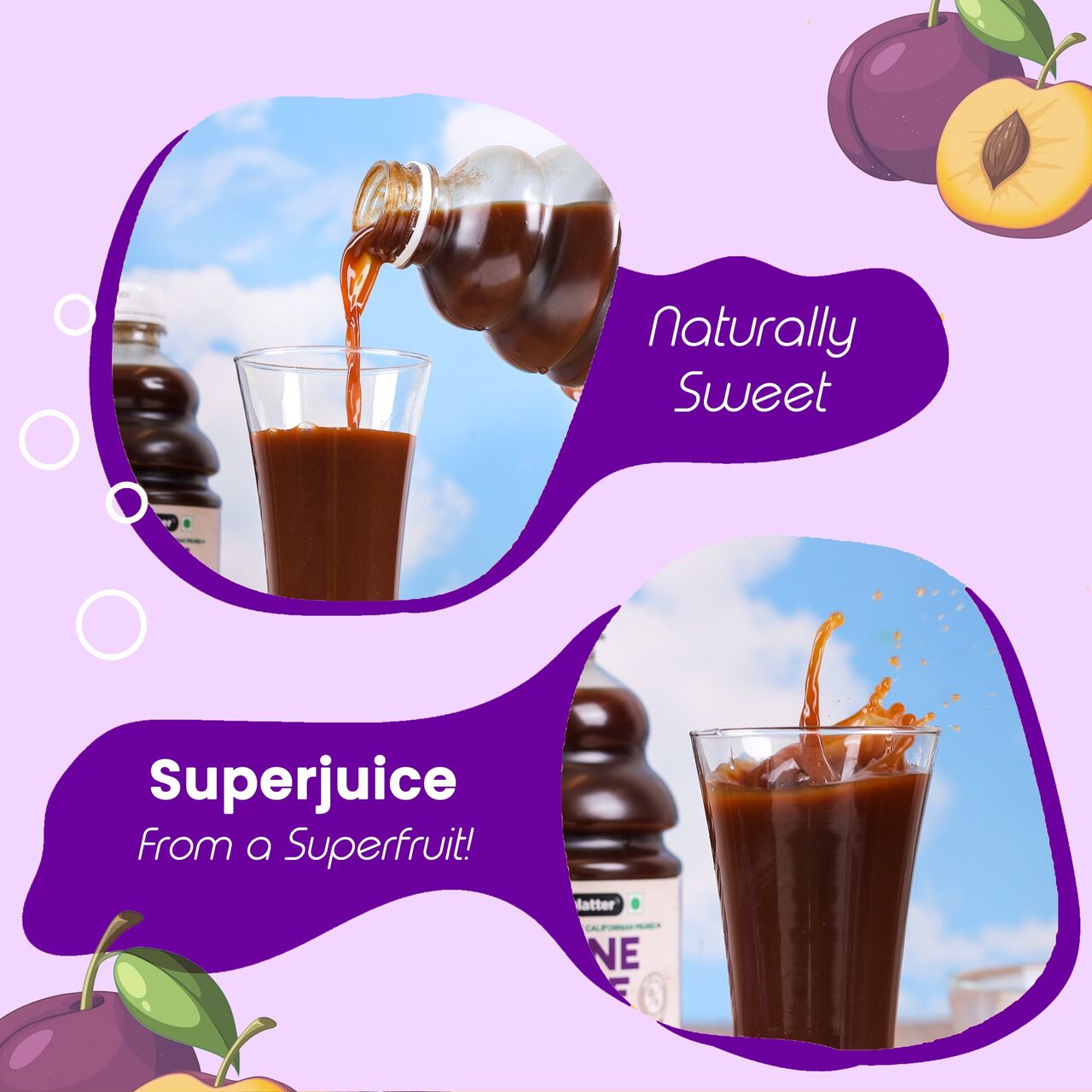 INR 125,  Buy Prune Juice Online For Smoothies, Mocktails & Everyday Refreshment | Urban Platter