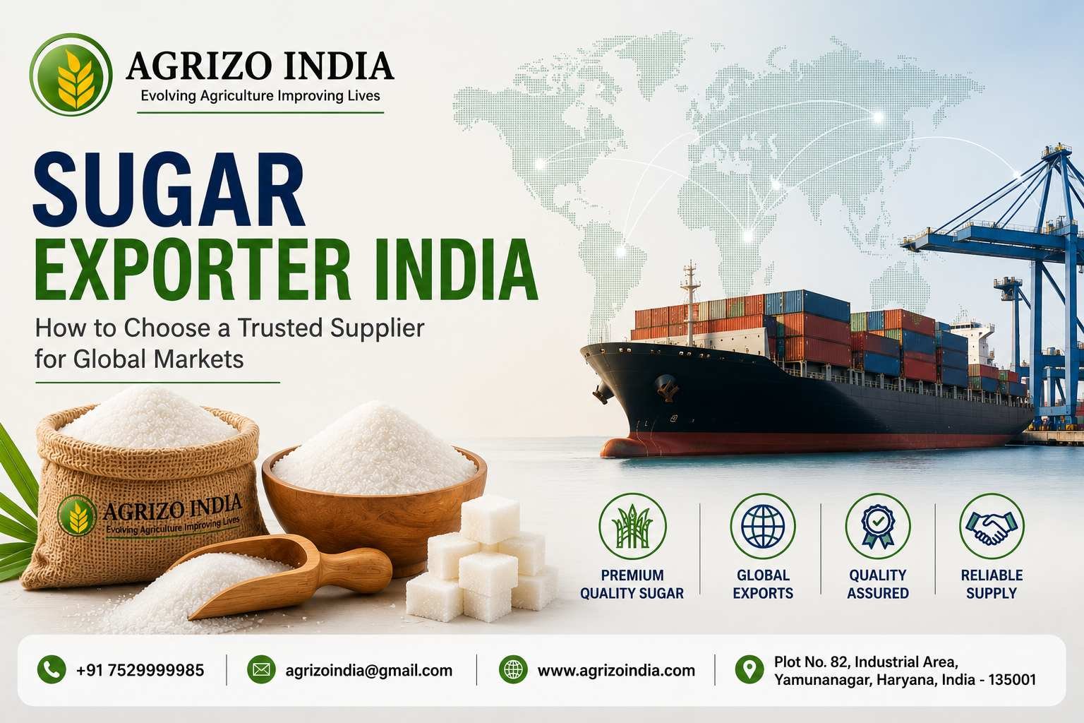 How Does a Sugar Exporter India Support Global Sugar Supply?
