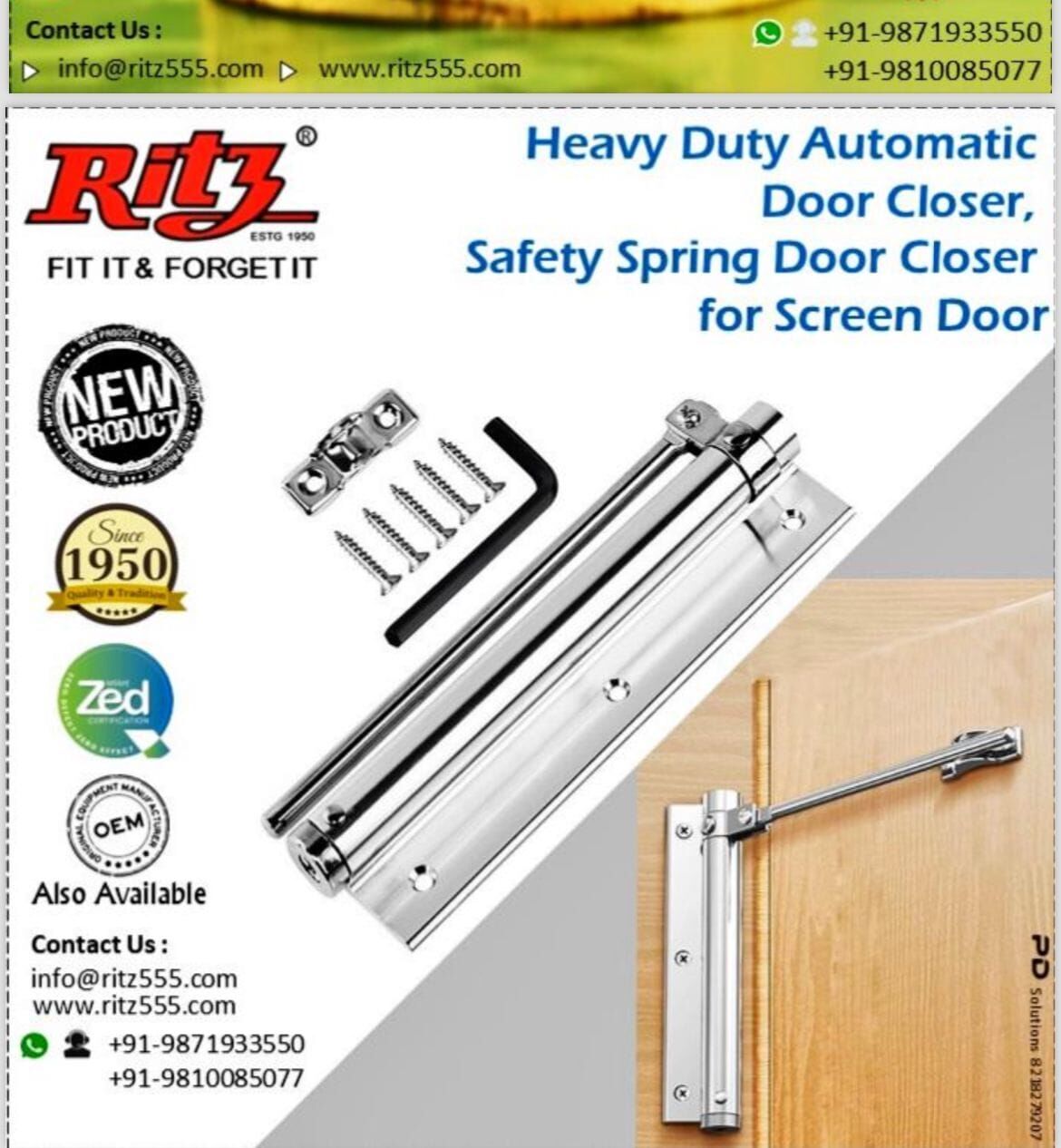 Safety Spring Door Closer photo 1