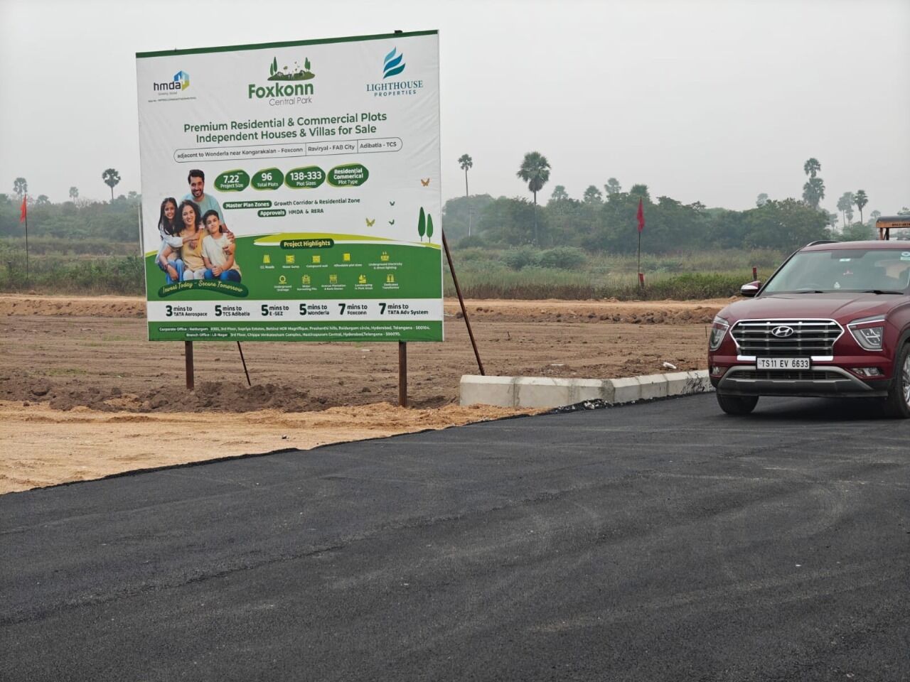 INR 35000,  150 Sq. Yard,  Premium Residential Plots In Adibatla Near TCS photo 1