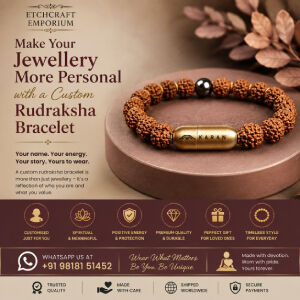 Make Your Jewellery More Personal With A Custom Rudraksha Bracelet