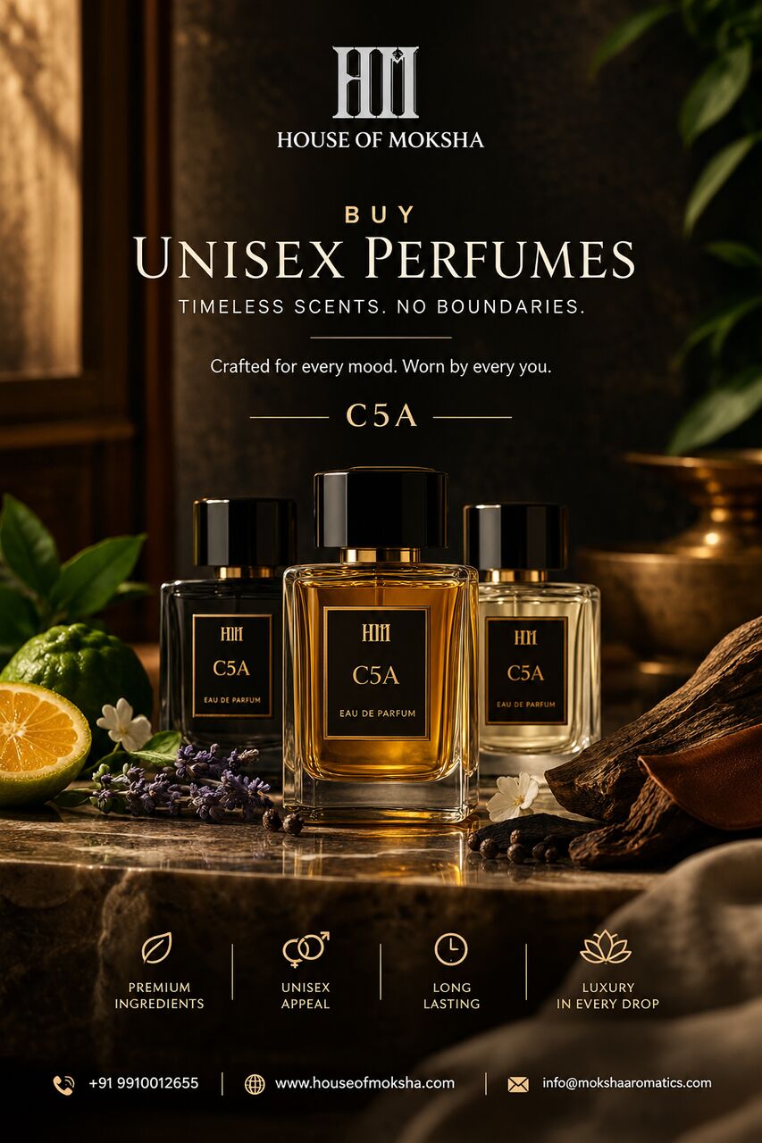 INR 1000,  Buy Long Lasting Unisex Perfume Online At House Of Moksha.