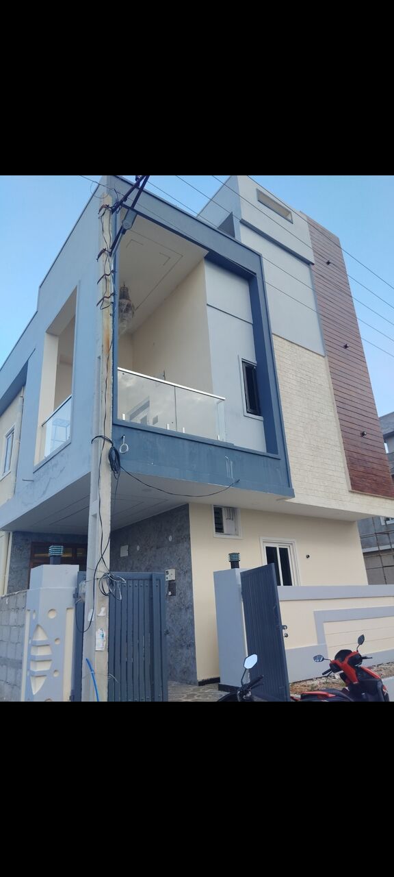 4 BR,  Brand New House For Sale At Mallapur. photo 1