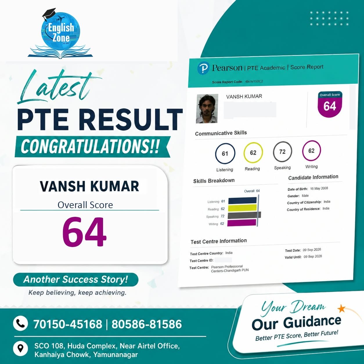 Best PTE Institute in Yamunanagar for Better PTE Performance photo 1