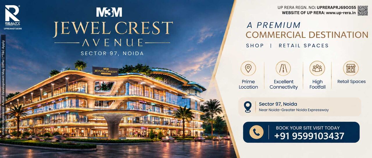 M3M Jewel Crest Avenue – Commercial Spaces In Sector 97 Noida