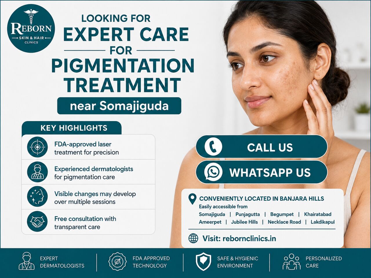 INR 1,  Pigmentation Treatment In Banjara Hills | Dark Patches? photo 1