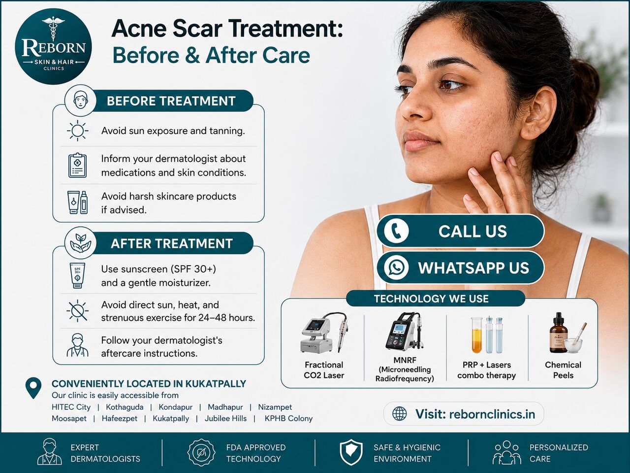 INR 2499,  Acne Scar Treatment In Kukatpally | Scars Bothering You?