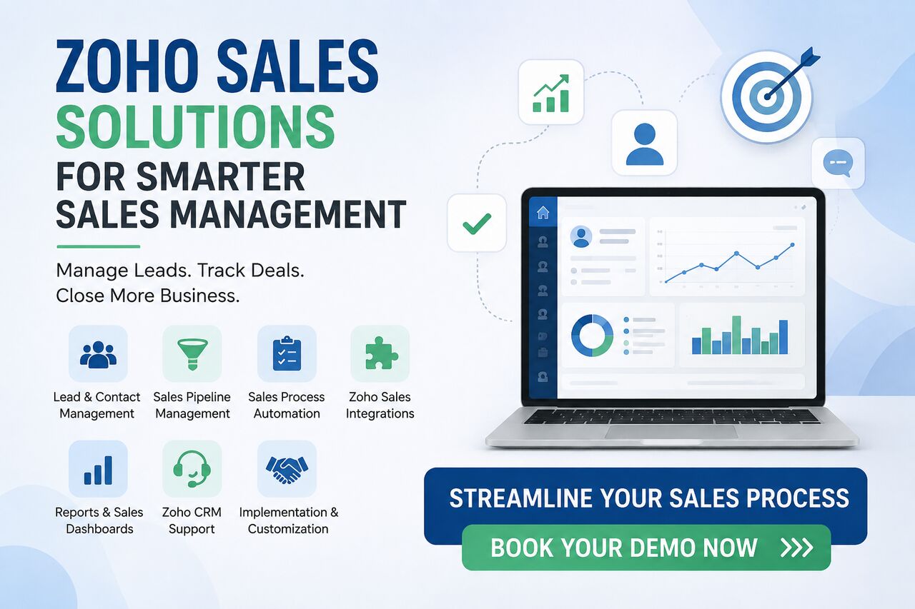Zoho Sales Solutions For Smarter Sales Management
