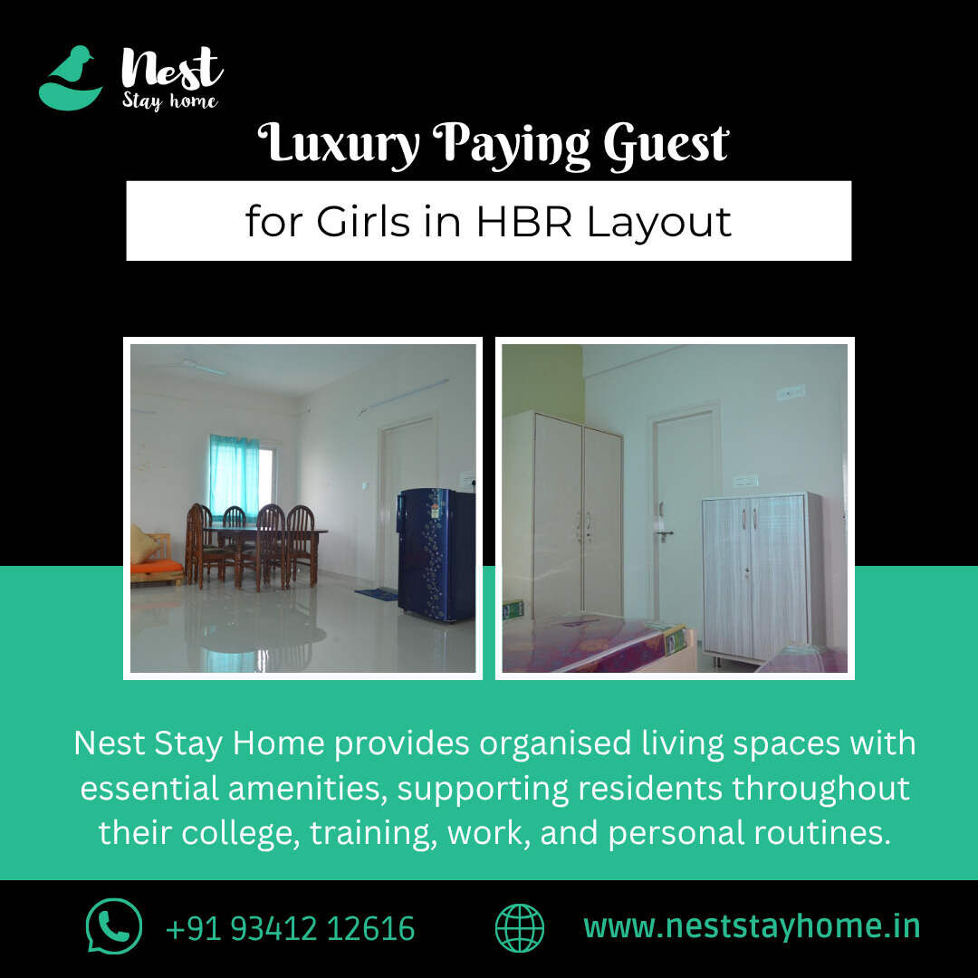 Luxury Paying Guest For Girls In HBR Layout